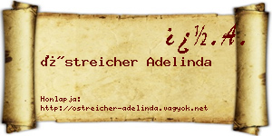 Östreicher Adelinda névjegykártya